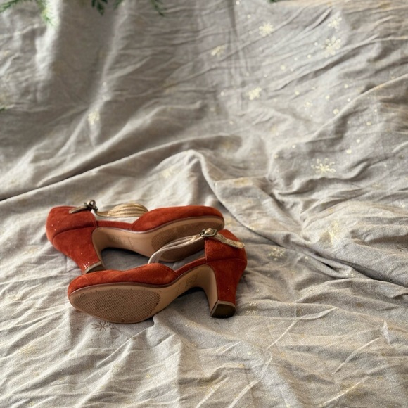 Miss L Fire Rust and Gold Heels size 40 - Picture 2 of 4